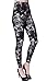 VIV Collection Plus Size Printed Brushed Leggings (Goth Expression)