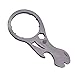 Keychain Multi-Tool 100% Titanium,7-in-1 Multi-Purpose Pocket Tool - Cap Twister,Hex Bit Holder,Flat head screwdriver,Nail puller,Pry bar,Cap Lifter,Lanyard Hole,Everyday Carry (Titanium)