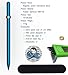 WSD Mechanical Pencil,Drawing Pencils,Sketch Pencils,Magnetic Control Pencil,Pencil Refills Diameter2.0mm, 2B Blue