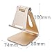 Fwaytech Cellphone Stand Holder Gold,iPhone Stand Adjustable,Stand for iphone compatible with iphone xr xs max x 8 7 plus Samsung and other smartphone,Gold Desk Accessories for Woman Office