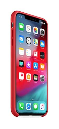 Apple Silicone Case (for iPhone Xs Max) (Product) RED in Oman