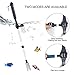IREENUO Fish Tank Gravel Cleaner, Electric Aquarium Gravel Cleaner, Battery Operated Siphon Pump Water Changer with 3 Pcs Replaceable Filter Bagsthumb 2