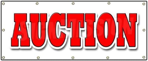 Amazon Com 48 X120 Auction Banner Sign Antique Jewelry Furniture