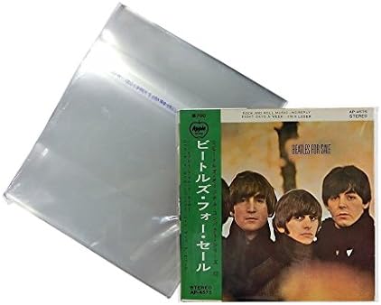 100 Plastic Record Outer Sleeves 7" EP Made in Japan", 1 Set (100 pcs) c