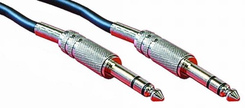 VS-ELECTRONIC - 641119 Jack Cable, 6.3 mm Stereo, 6 m Length 201539