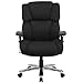 Flash Furniture HERCULES Series 24/7 Intensive Use Big & Tall 400 lb. Rated Black Fabric Executive Swivel Chair with Lumbar Knob