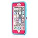 iPhone 6 Plus Case, iPhone 6S Plus Case [HEAVY DUTY] Built-in Screen Protector Tough 4 in1 Rugged Shorkproof Cover for Apple iPhone 6/6S Plus (Blue/rose(Without Kickstand))