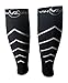 Calf Compression Sleeve Toeless Compression Socks Women & Men Best Footless Leg Support Sleeves for Calves - Improve Circulation for Shin Splint, Calf Pain Recovery, Running, Cycling, Travel, 1 Pair
