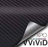 VViViD XPO Dry Carbon Black Vinyl Wrap Decal Sheet (3