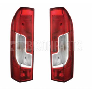 Citroen Relay (2014 On) Rear Tail Light Lamp Lens - LH & RH PAIR (Without Bulb Holders) - CIT049 & CIT050