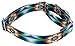 Country Brook Petz - HossFit Jr Wide Martingale Dog Collar - Groovy Collection Featuring Far Out Designs (Tie Dye Flowers, Large)