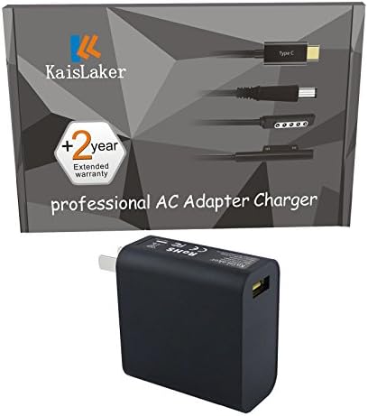 KaisLaker Yoga 4 yoga 900 700 AC Power Adapter Charger for Lenovo Yoga 3 pro Yoga 4 Pro ADL65WLA ADL65WDA GX20K15992 Power Cord with 6.7Ft /20V 3.25A/5.2V 2A /24 Months Warranty