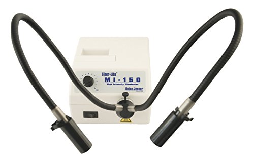 41BPJ41EC2L Dolan-Jenner Fiber-Lite Mi-150DG1F 660000392027 230V Fiber Optic Illuminator, EKE 150W with EEG2823M Dual Gooseneck Arms…