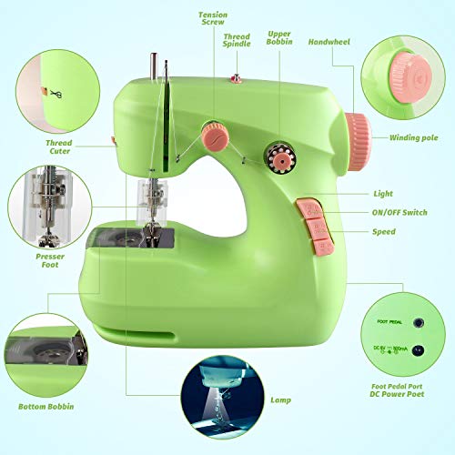 Sewing Machine Mini Sewing Machine for Beginners,New Upgraded Version