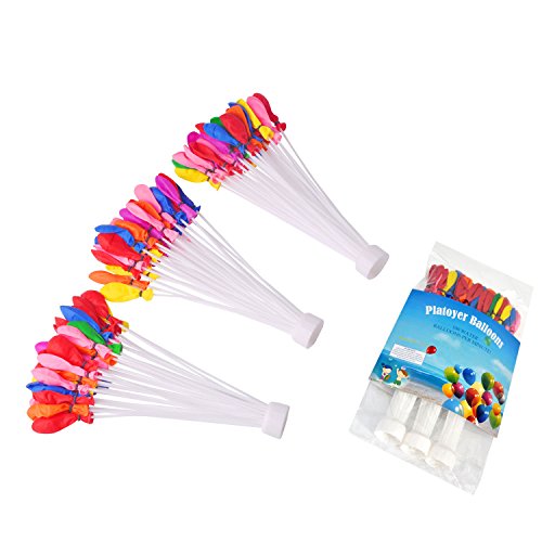 Platoyer Outdoor Water Balloons 3Pcs 111 Balloons IncludedEasy for