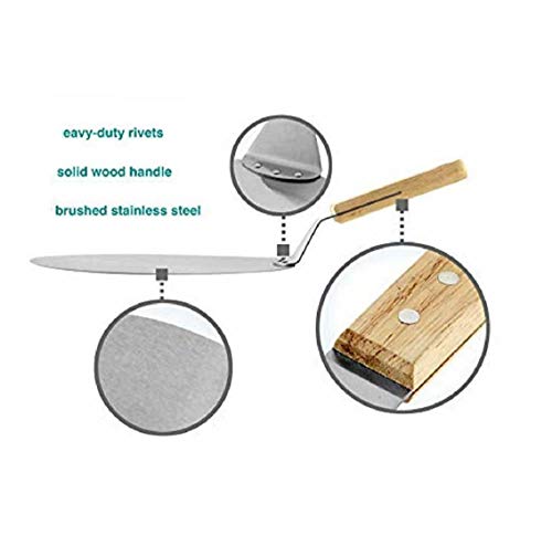 Boddenly Boddenly Pizza Peel, Pizza Spatula Stainless Steel with Foldable Handle, Pizza Paddle for Baking Homemade Pizza and Bread, Oven or Grill Use, Pizza Paddle for Baking - Thumbnail 5