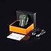 LXSZRPH Waterproof Lighter USB Electric Dual Arc Lighter Rechargeable Flameless Windproof Lighter for Camping Hiking Adventure Outdoor Survival Grilling BBQ