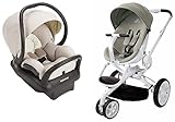 Quinny Moodd Stroller in Natural Delight with BONUS Maxi-Cosi Mico Max 30 Infant Car Seat and Base, Moon Birch