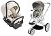 Quinny Moodd Stroller in Natural Delight with BONUS Maxi-Cosi Mico Max 30 Infant Car Seat and Base, Moon Birch