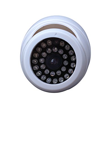 UniquExceptional UDC8-white, Indoor Dummy, Fake Dome Security Cameras with 30 Illuminating Nightime LEDs - Thumbnail 3