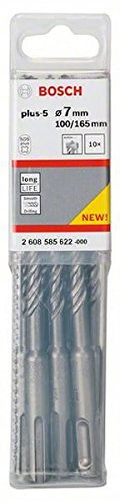 Bosch 2608585622 7 x 100 x 165 mm SDS-Plus-5 Drill Bits
