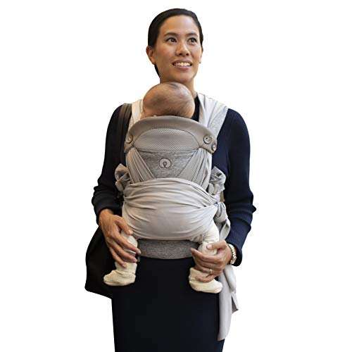 Boppy Baby Carrier ComfyChic, Pearl Gray, Hybrid Wrap,