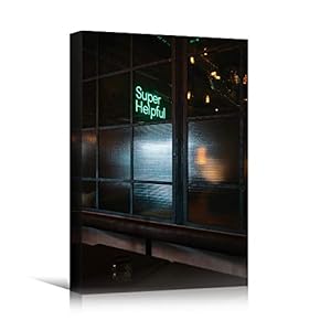 signwin Canvas Wall Art Light Quotes Bedroom Industrial...