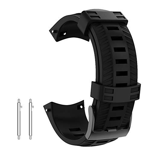 NotoCity Compatible Suunto 9 Band Soft Silicone Watch Strap for Suunto 9 GPS Baro Replacement Watch Band Sports for Men Women