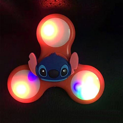 Frexercise Hand Spinner Fidget Spinner Toy (Stitchs Blue)