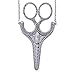 Embroidery Scissors BUTUZE Stainless Steel Safety Scissors with Comfortable Grip -Thread Cutter with Sheath, Chain for Needlework,Sewing,Art Work,Embroidery,Cutting