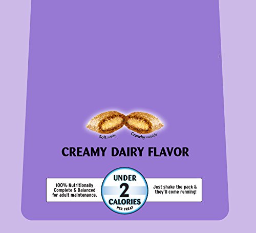 TEMPTATIONS Classic Treats for Cats Creamy Dairy Flavor 16 Ounces; With Our Mouthwatering Menu We Have a Flavor For Every Feline