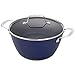 Cuisinart CastLite Non-Stick Cast Iron Dutch Oven with Cover, 5.25-Quart, Blue on Blue