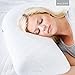 MALOUF Z Gel Memory Foam L-Shape Pillow for Side Sleeping Comfort, Dorm Room Essentials
