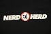 Chuck Nerd Herd Logo Black Adult T-Shirt Tee