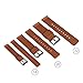 GadgetWraps 20mm Gizmo Watch Silicone Watch Band Strap with Quick Release Pins – Compatible with Gizmo Watch, Samsung, Pebble – 20mm Quick Release Watch Band (Light Brown, 20mm)