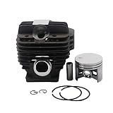 SaferCCTV(TM) Chainsaw Piston Cylinder Kit Big Bore 50mm for STIHL MS440 044 Chainsaw Replacement Part# 11280201227