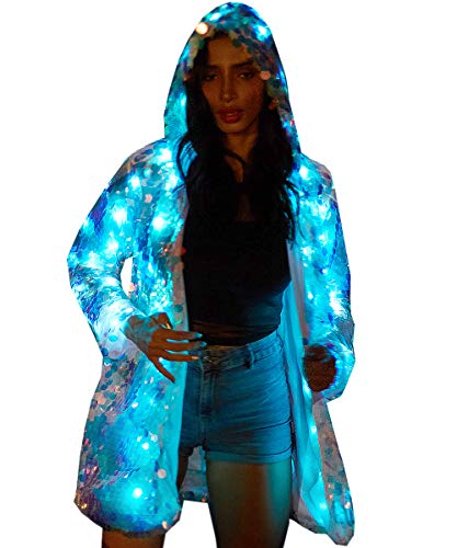 light up rave jacket