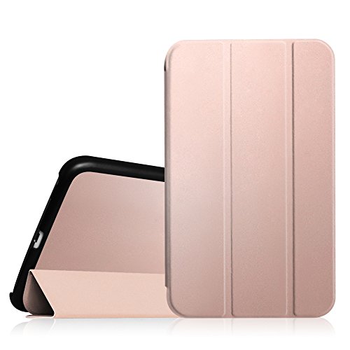 Fintie Samsung Galaxy Tab 4 8.0 (8-Inch) Smart Shell Case - Ultra Slim Lightweight Stand Cover with Auto Sleep/Wake Feature, Rose Gold