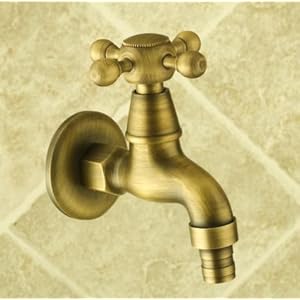 アンティーク調 ブロンズ 銅製 水栓 蛇口 ガーデニング　エクステリア DIY 【WL Products】AJ-02B