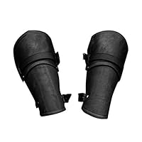 HEYJUDY Faux Leather Arm Guards Medieval Wristband Protective Gear Adjustable Lacing Fit Most Men and Women