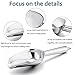 Mini Scoop Set of 8, E-far 3 Ounce Stainless Steel Scoops for Ice Cube/Candy/Flour/Sugar, Metal Utility Scoops for Weddings, Dessert Buffet, Canisters, Food Grade & Rust Free, Easy Clean & Dishwasher