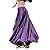 MUNAFIE Belly Dance Satin Skirt Arabic Halloween Shiny Skirt Fancy Full Skirt US0-14