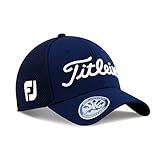 Titleist 2017 Men's Golf Cap(Dobby Tech, Sports Mesh, Players Deep Back) (L/XL, Sports Mesh, Navy-White)