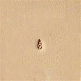 Background Leather Stamp, Wide Crosshatch, Pear, Small, 3/32