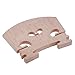Lsgoodcare 10pcs Full Size 4/4 Violin Maple Bridge Violin Parts