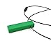Chew Jewelry Brick Stick XXT Sensory Chew Necklace by ARK (Extra Extra Tough, Forest Green, Smooth)