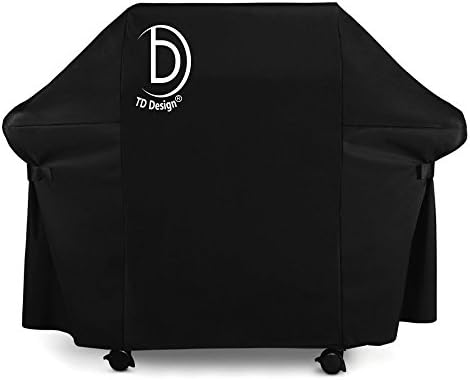 TD Design Medium 58 Inch Gas Grill Cover Barbecue Smoker/Grill Covers for Weber (Genesis), Holland, Jenn Air, Brinkmann, Char Broil