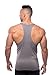 Jed North Bodybuilding Stringer Gym Tank Top Singlet Racerback, X-Large, Grey