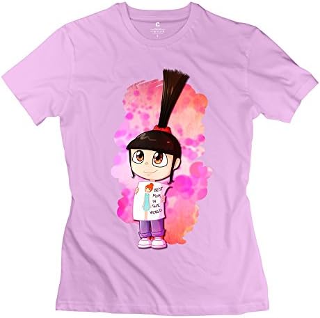 Woman Despicable Me Little Girl T Shirts - Cool Custom Pink T-Shirt