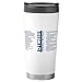 CafePress Gibbs Rules NCIS Stainless Steel Travel Mug Stainless Steel Travel Mug, Insulated 16 oz. Coffee Tumbler